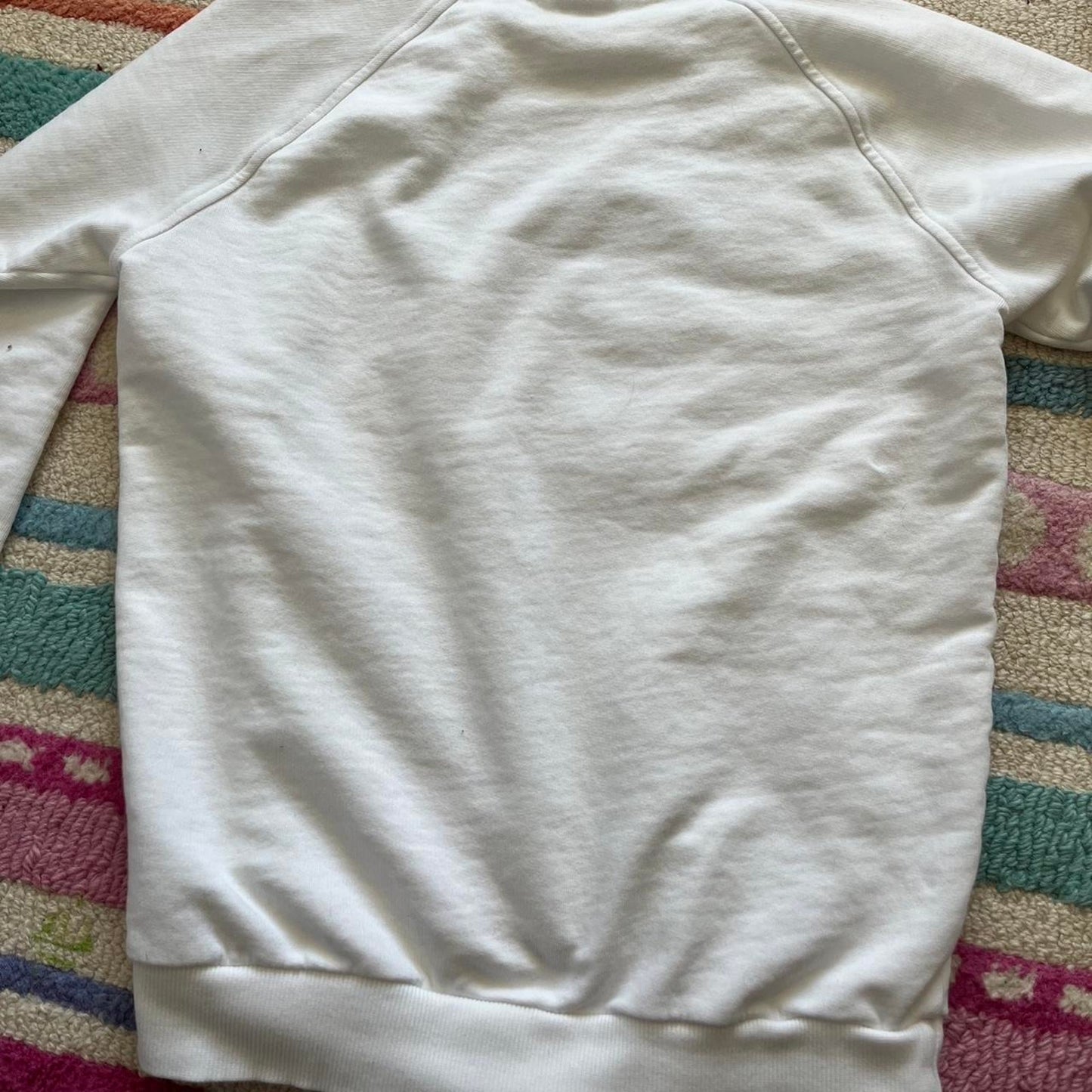 Reebok White Crewneck Sweatshirt