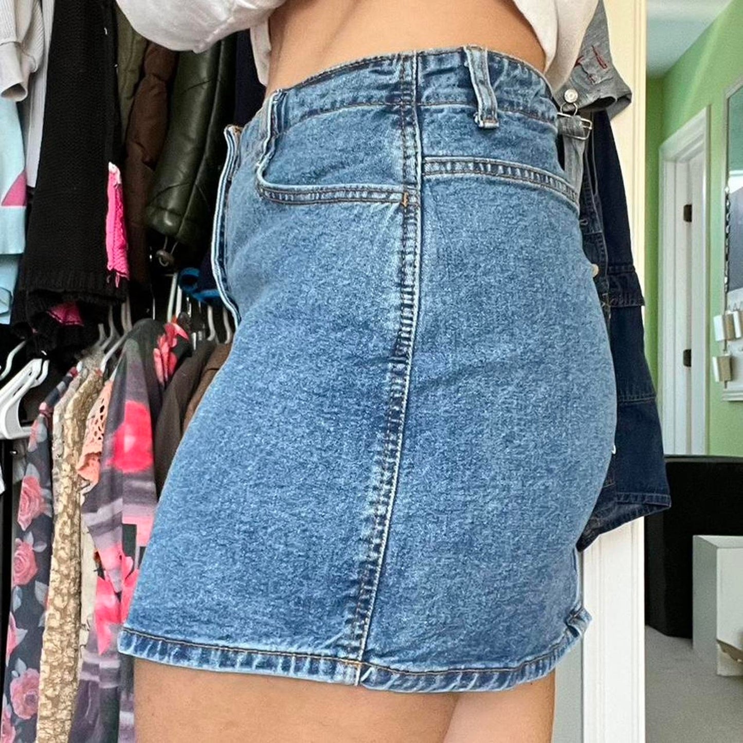 Mini Denim Skirt