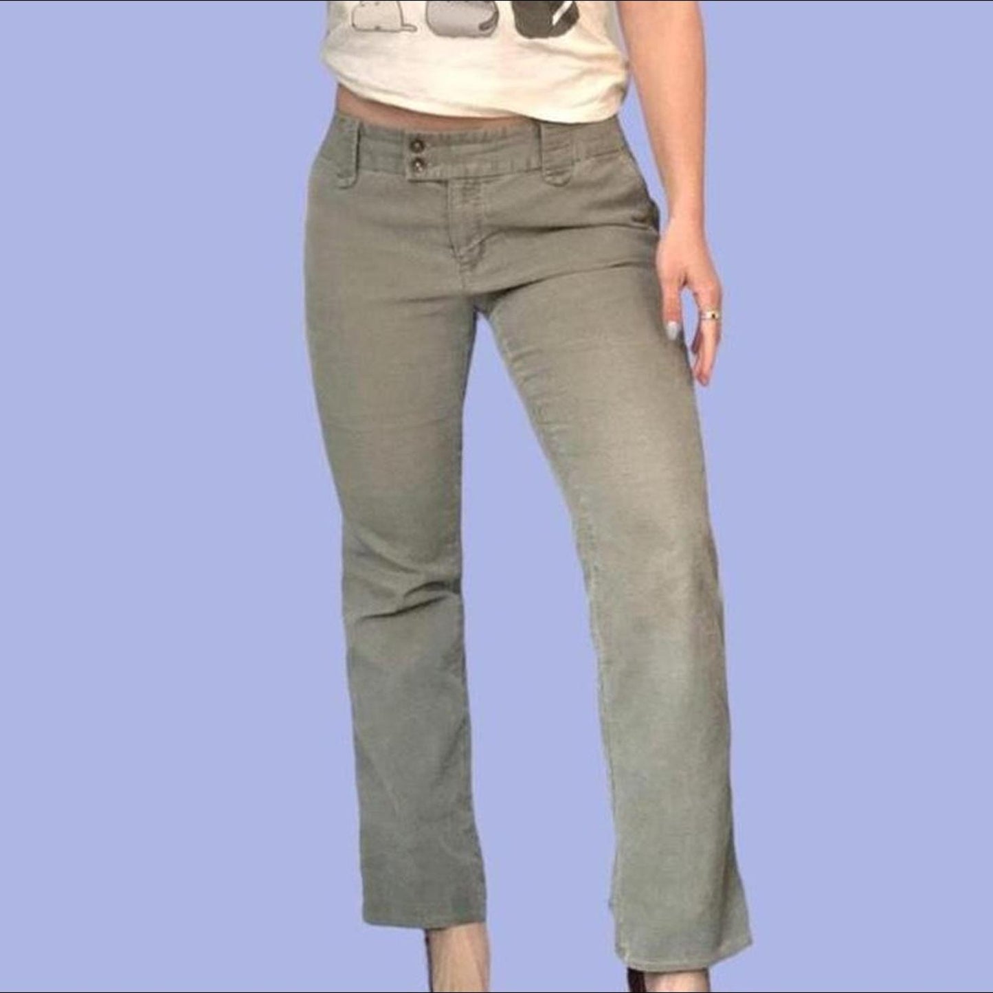 Green Corduroy Pants