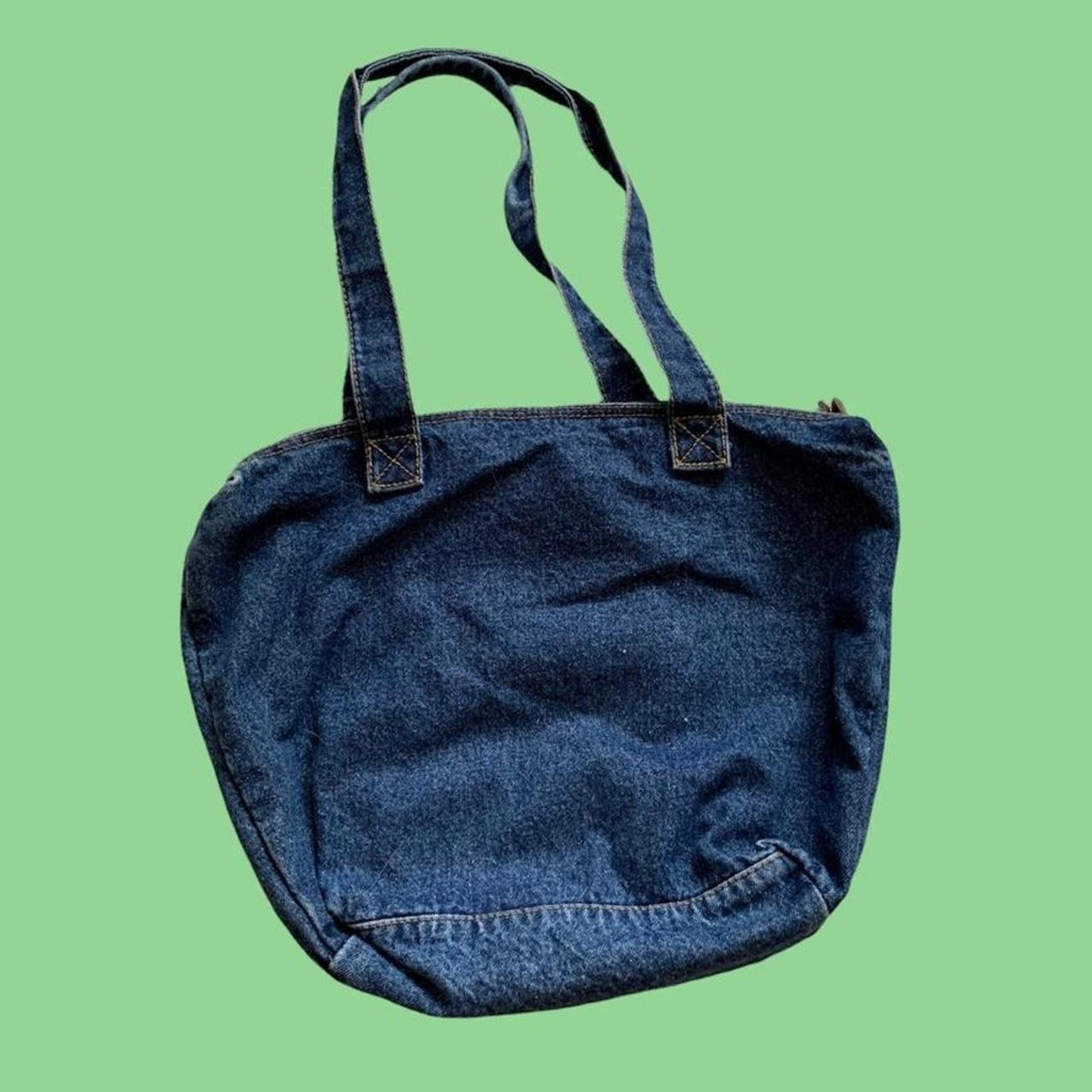 Denim Cargo Tote