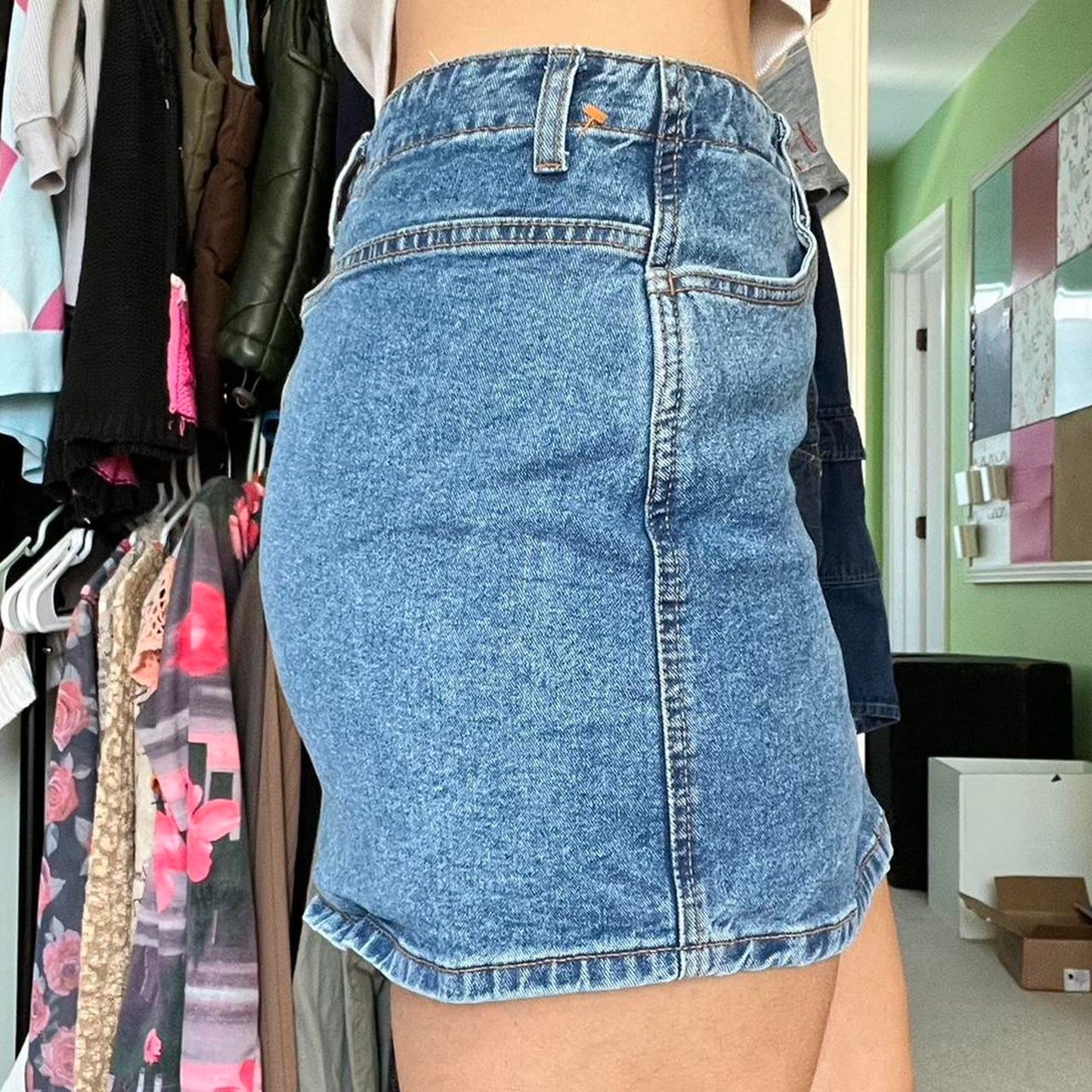 Mini Denim Skirt