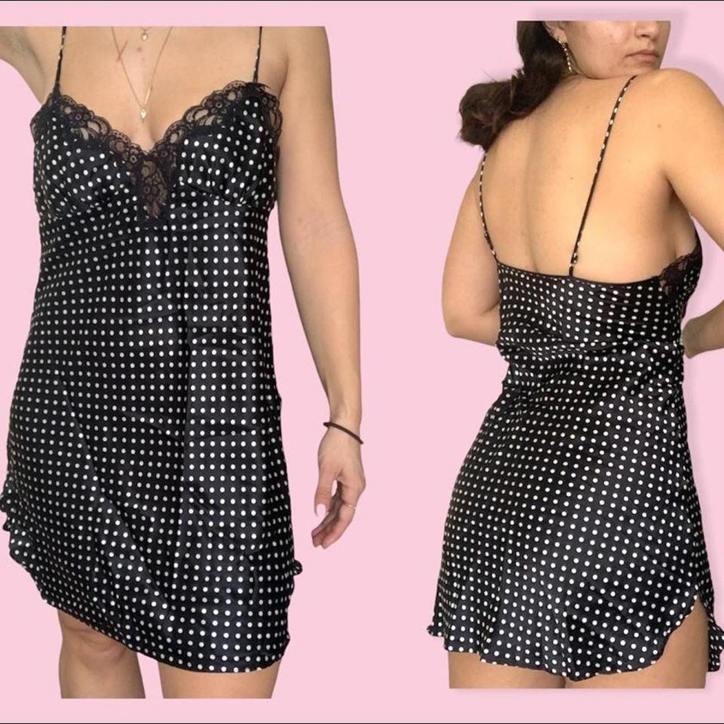 Polka Dot Slip Dress