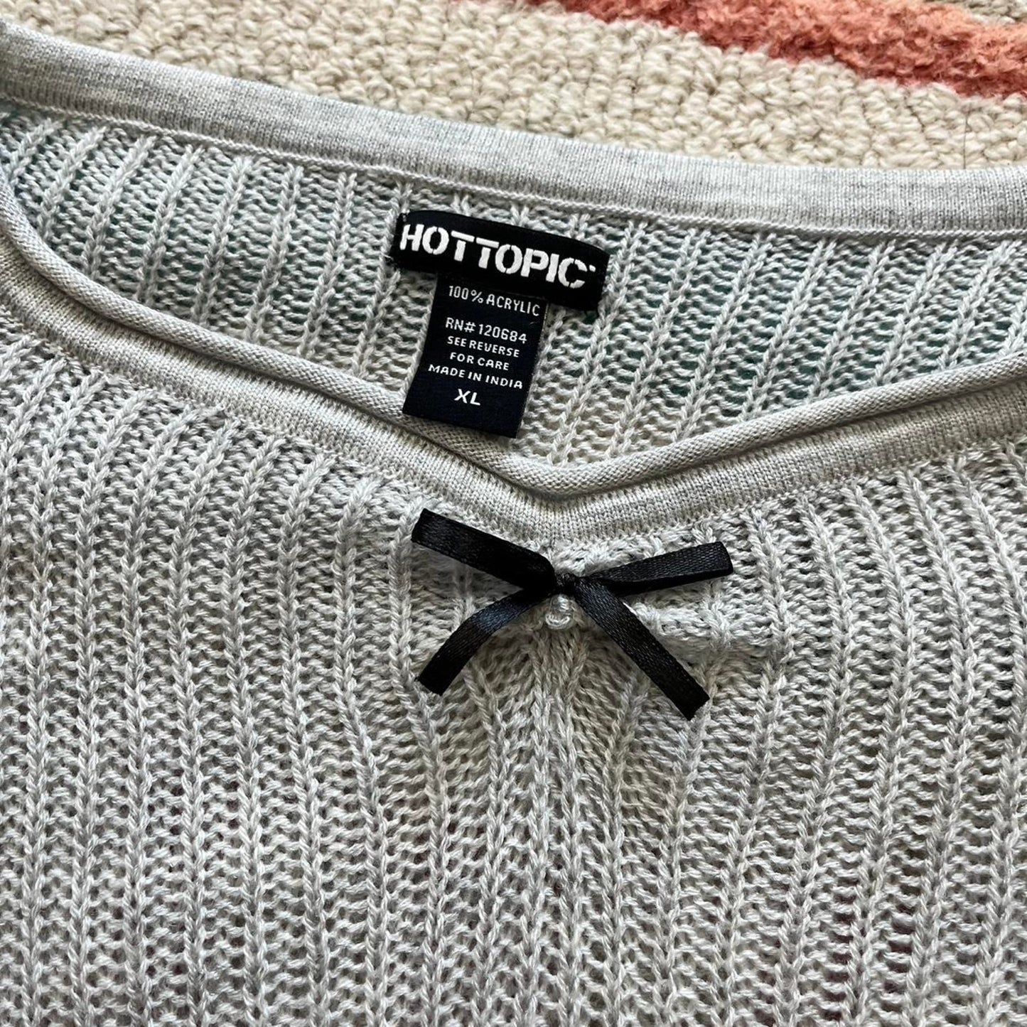 Knitted Bow Sweater
