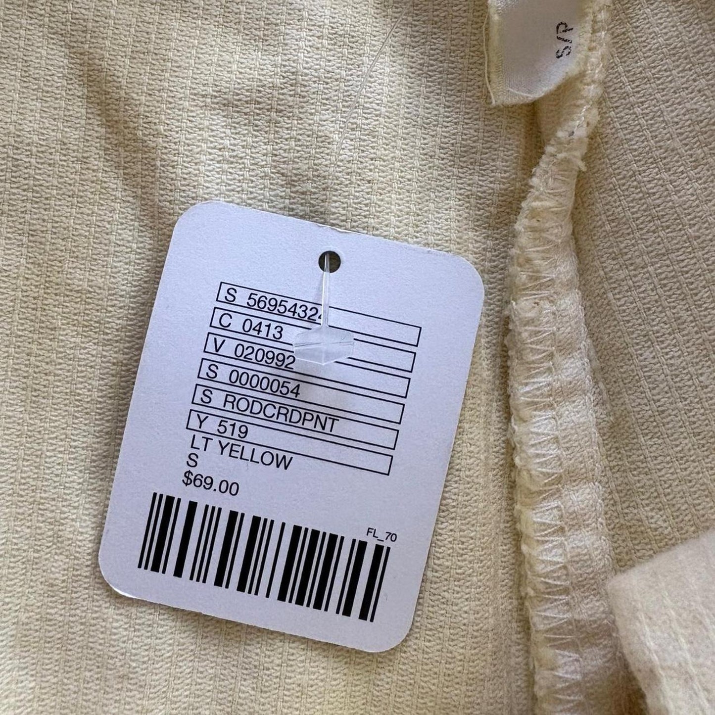 Yellow Corduroy Pants
