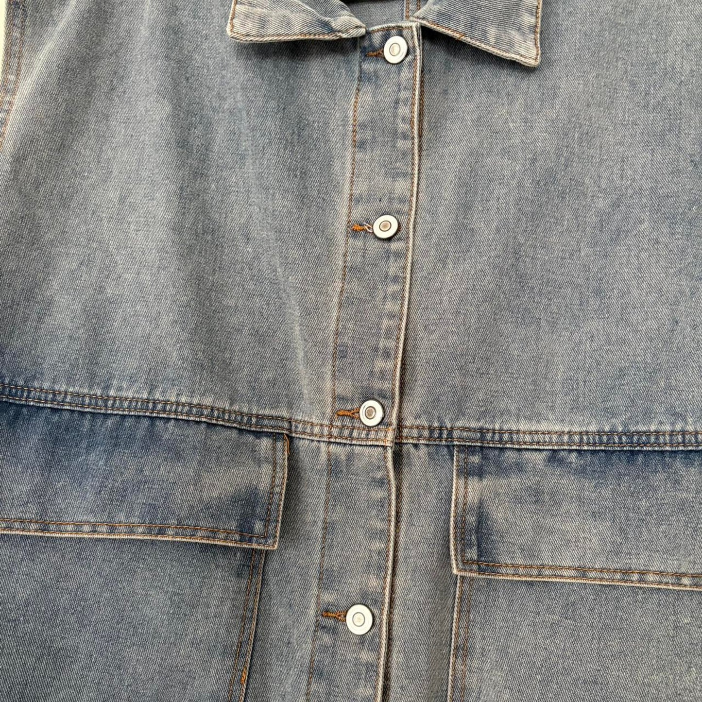 Oversized Denim Vest
