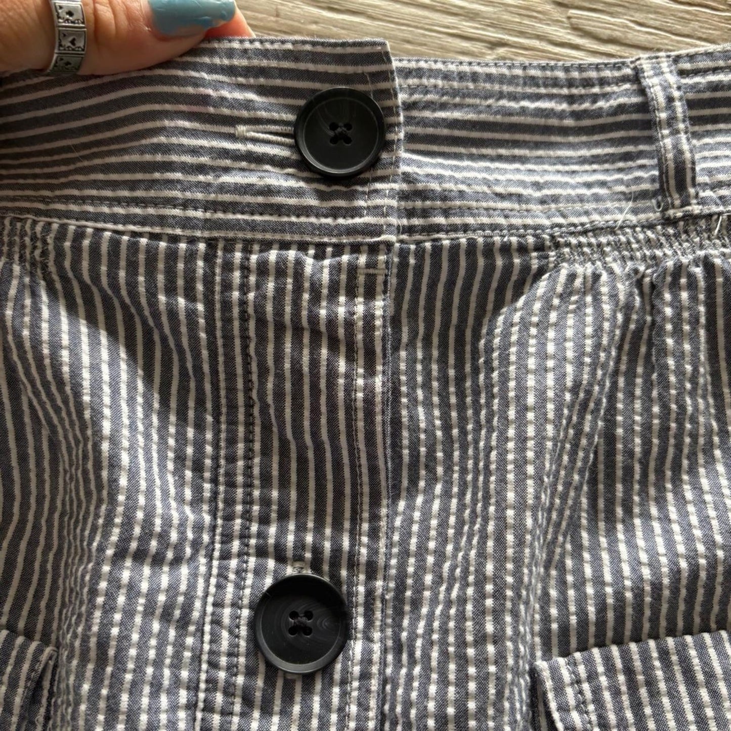 Striped Mini Skirt