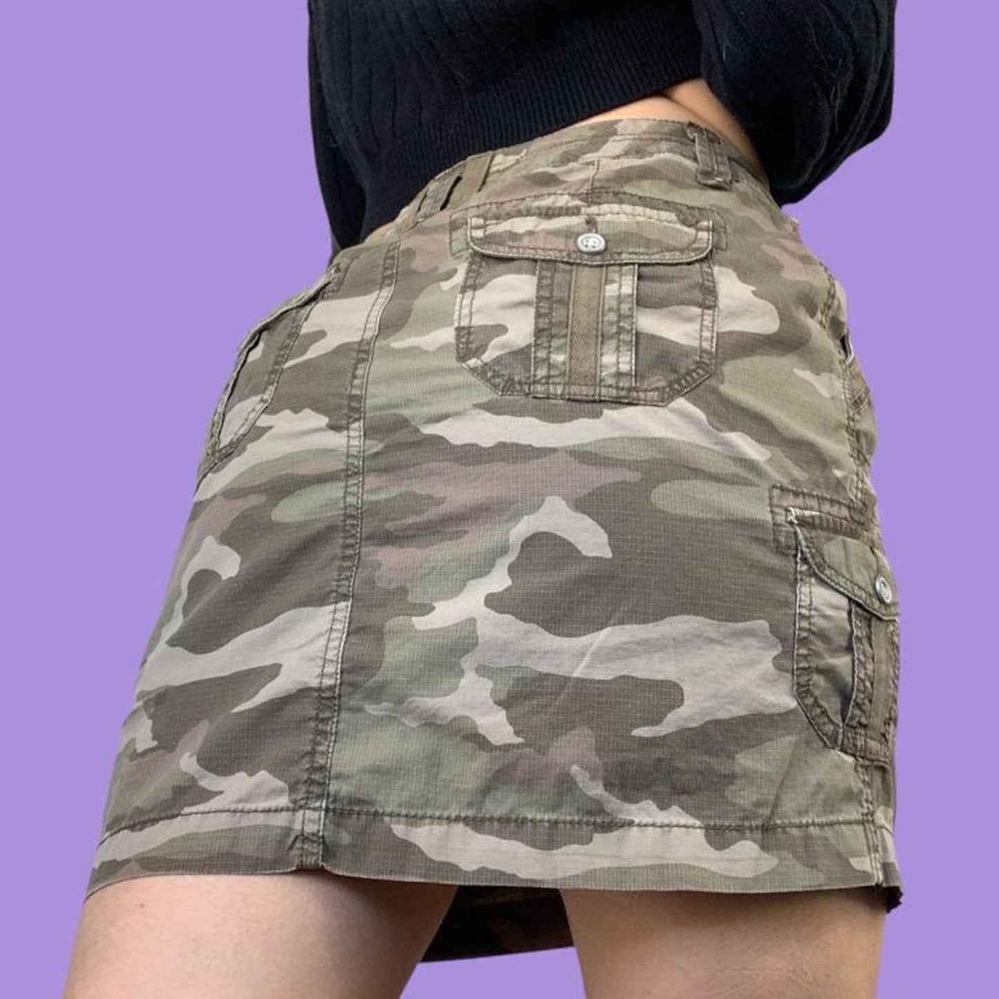 Camo Mini Skirt