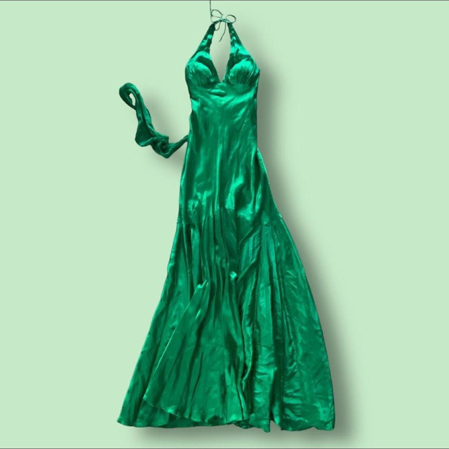 Mermaid Green Prom Dress