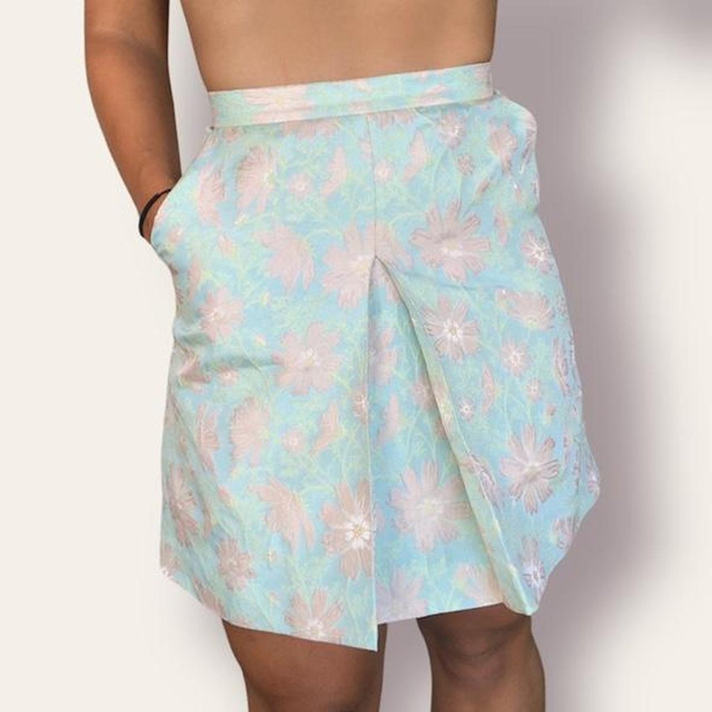 Jacquard Floral Skirt
