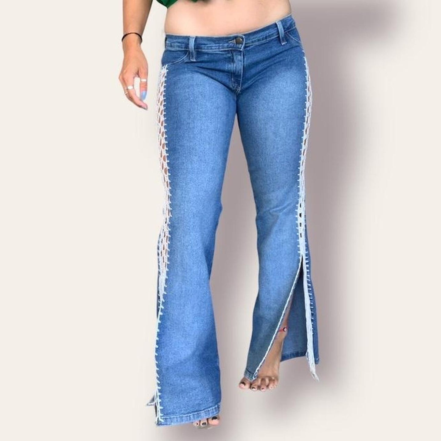 Cutout style jeans about