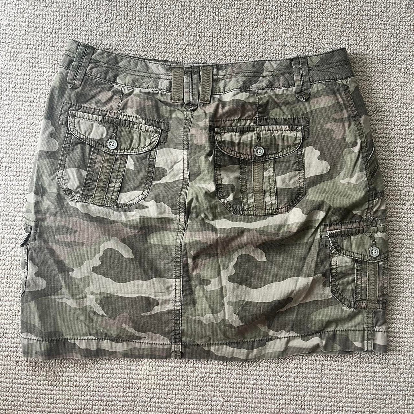 Camo Mini Skirt