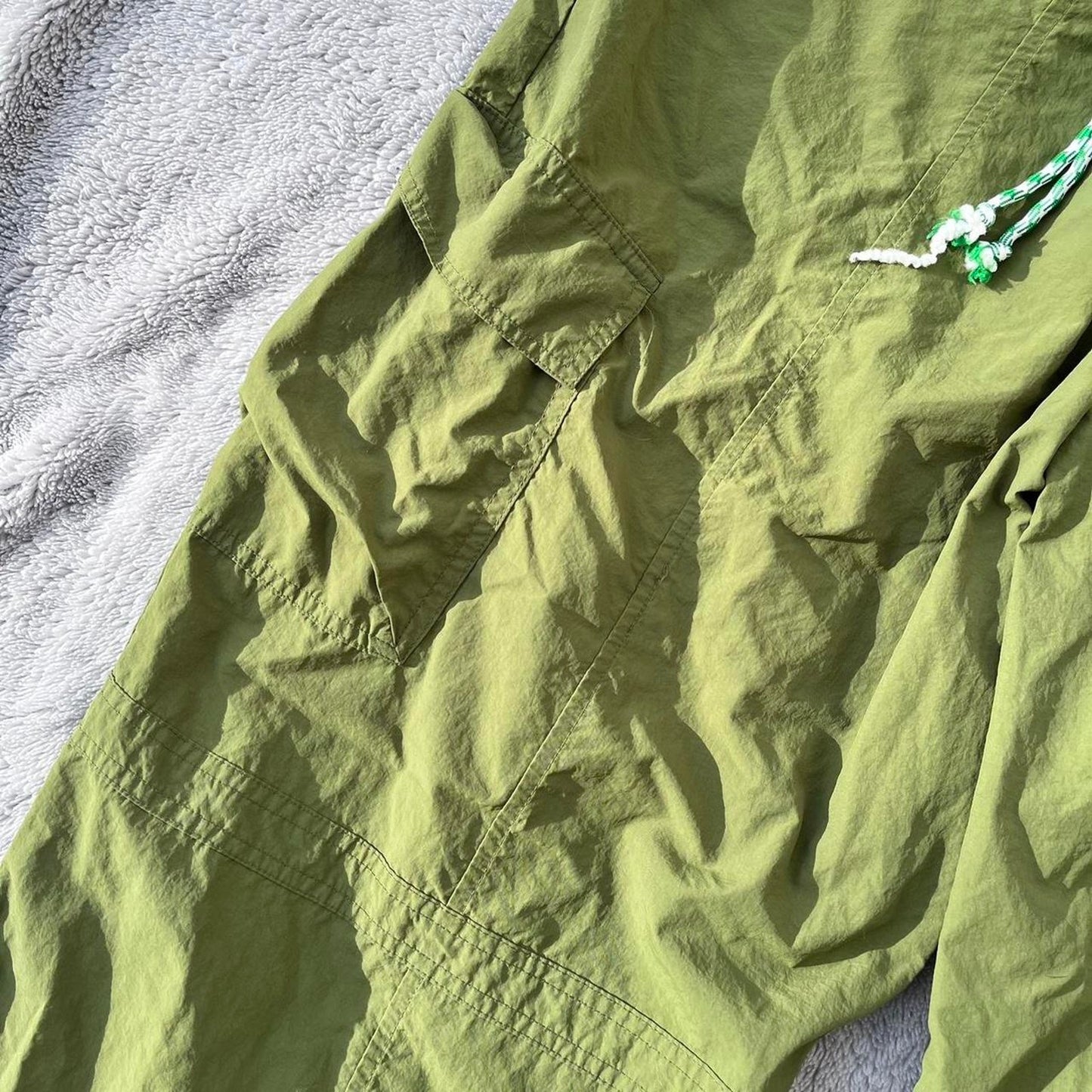 Green Parachute Pants