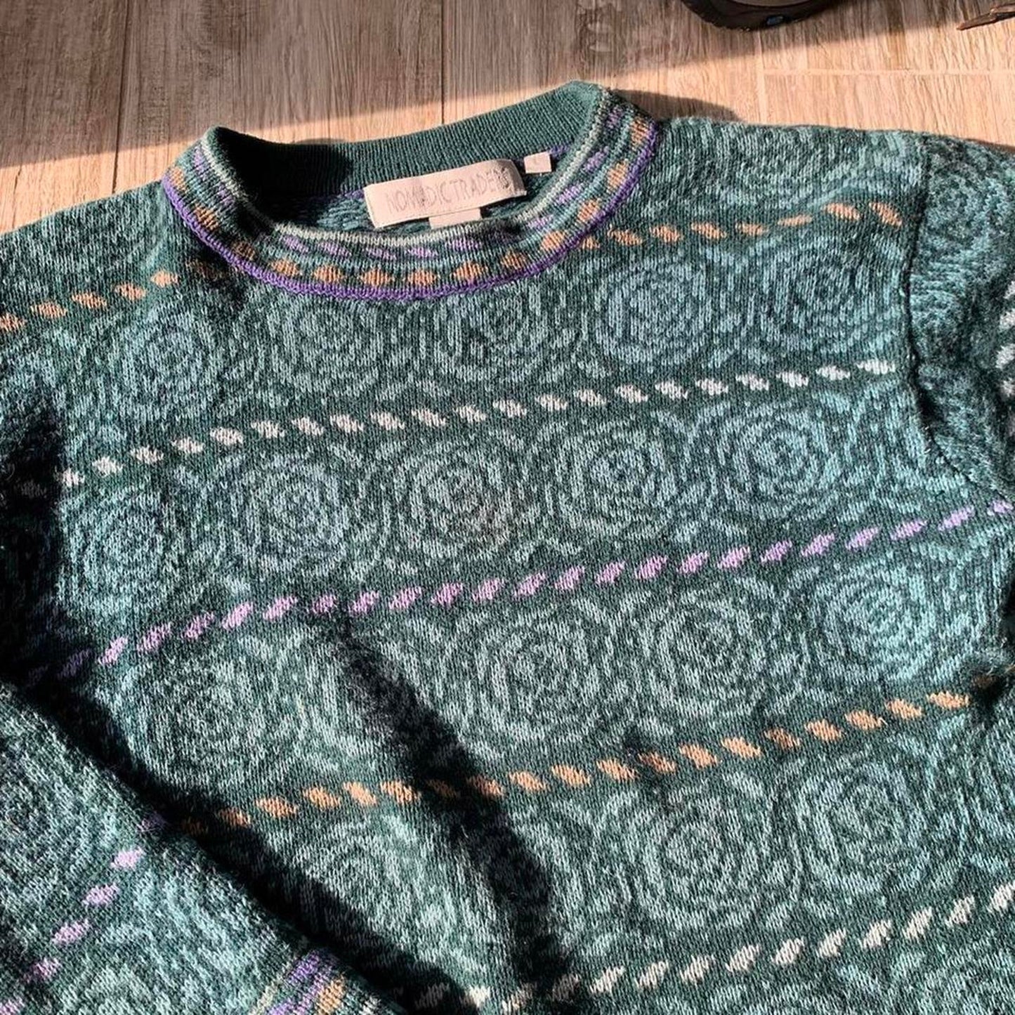 Rose Patterned Sweater