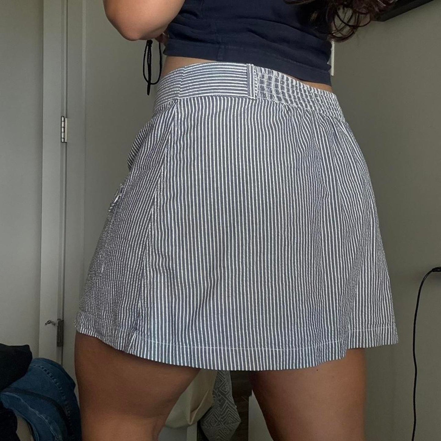 Striped Mini Skirt