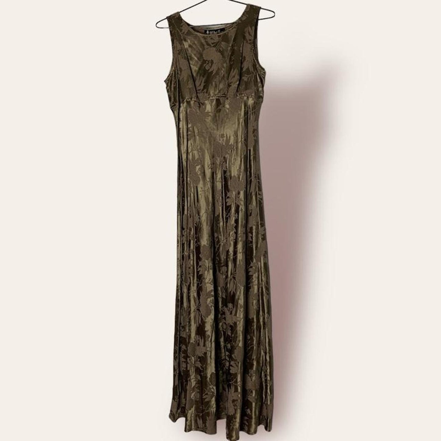 Brown Floral Maxi Dress