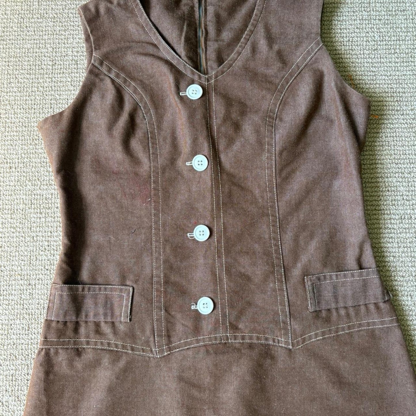 Brown Mini Dress