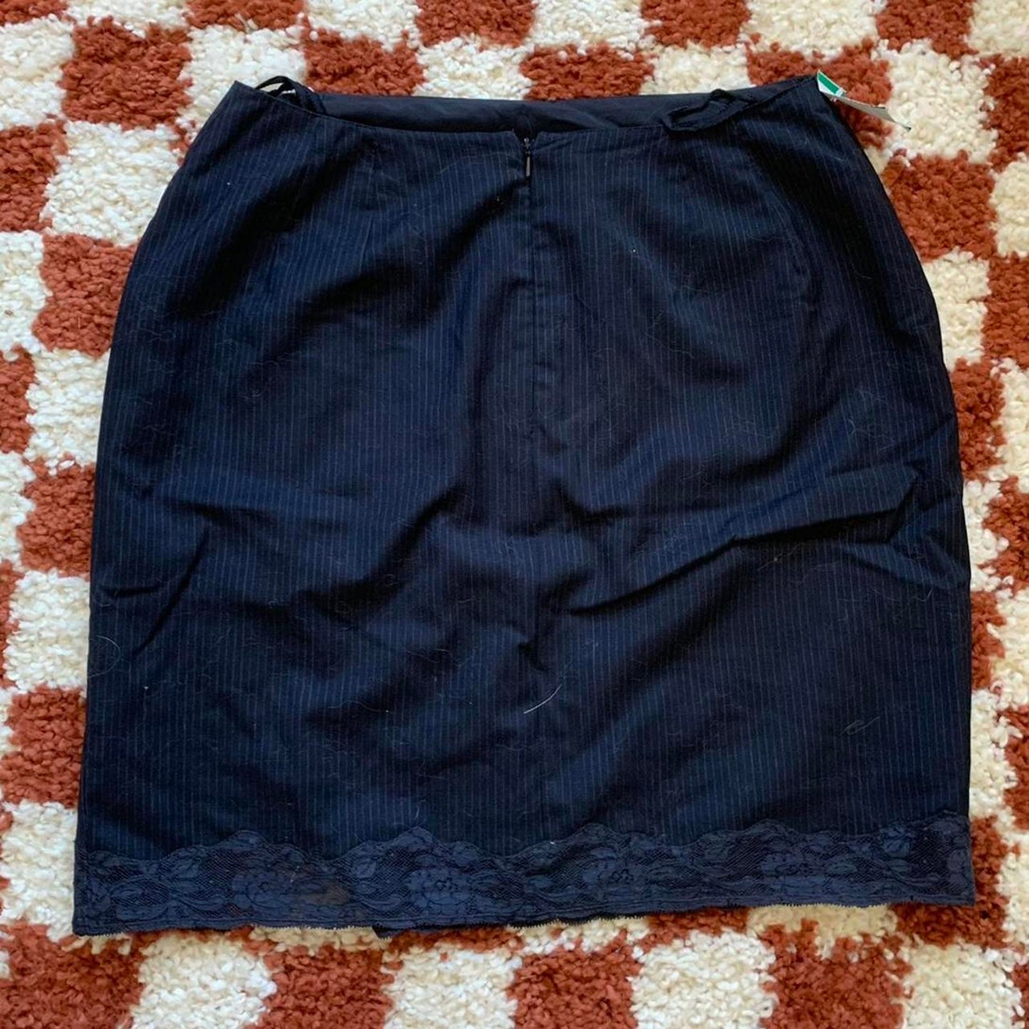 Pinstripe Mini Skirt