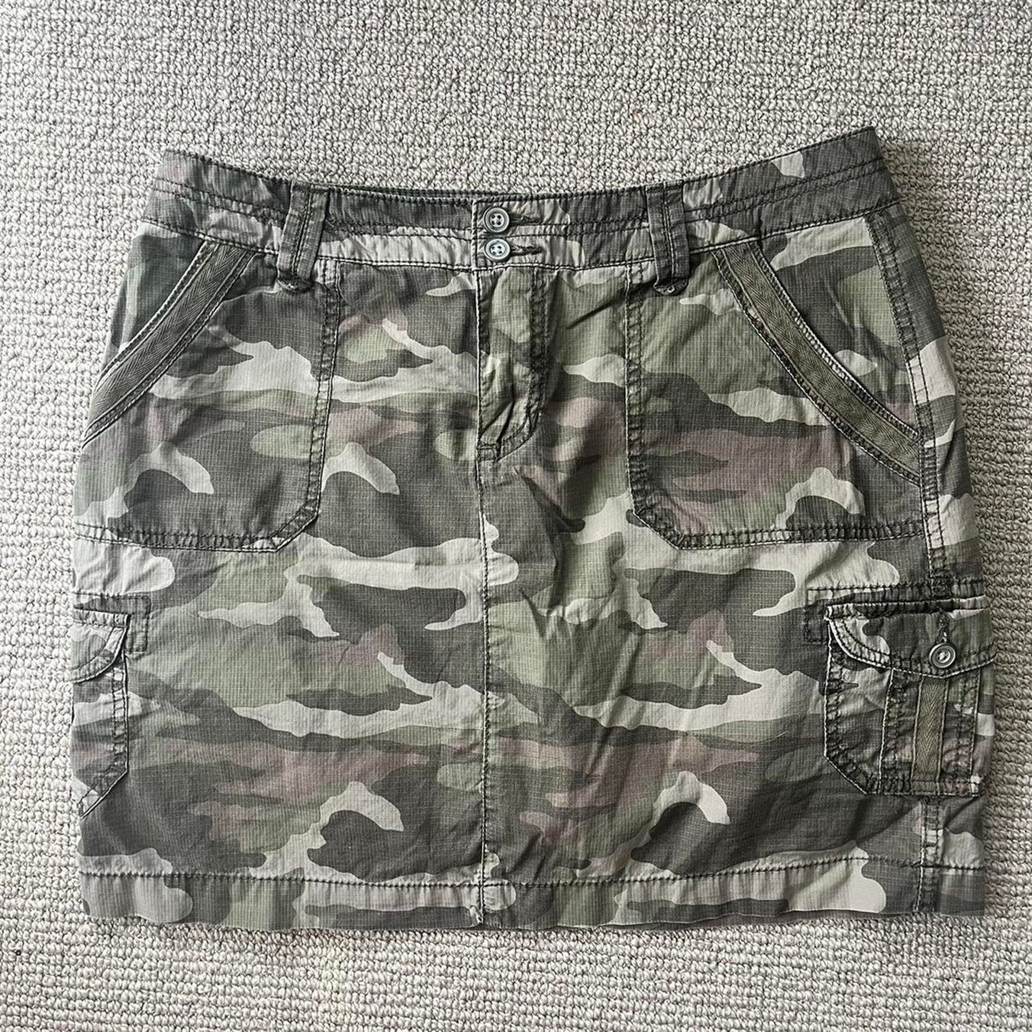 Camo Mini Skirt