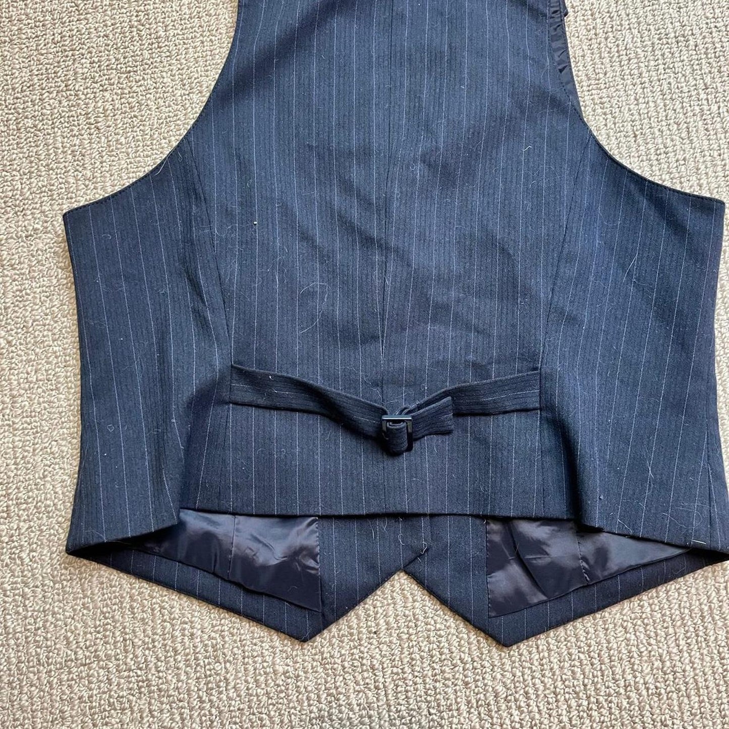 Halter Pinstripe Vest