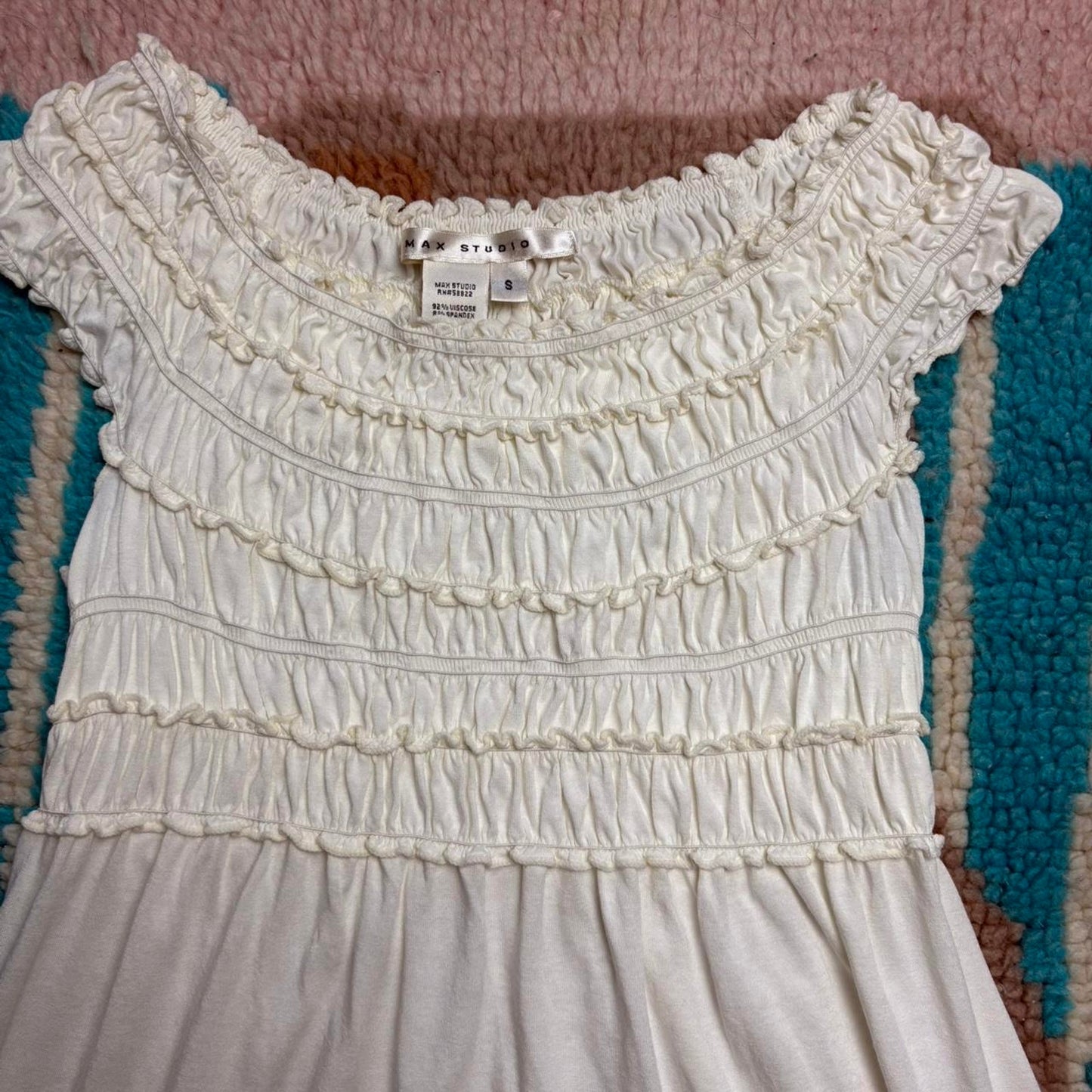 Cream Babydoll Top