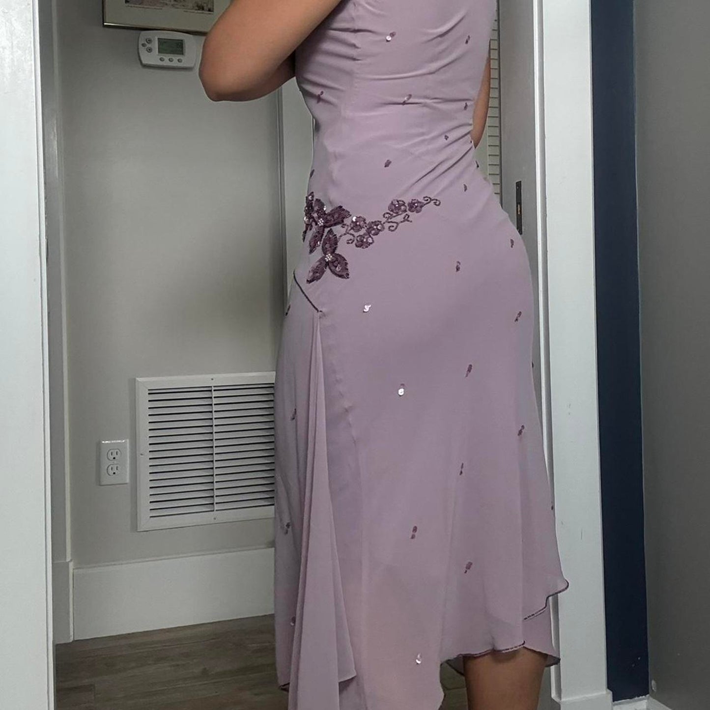 Purple Beaded Dress