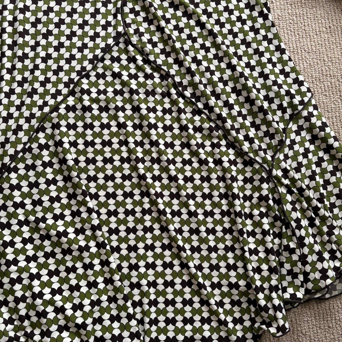 Mod Print Skirt