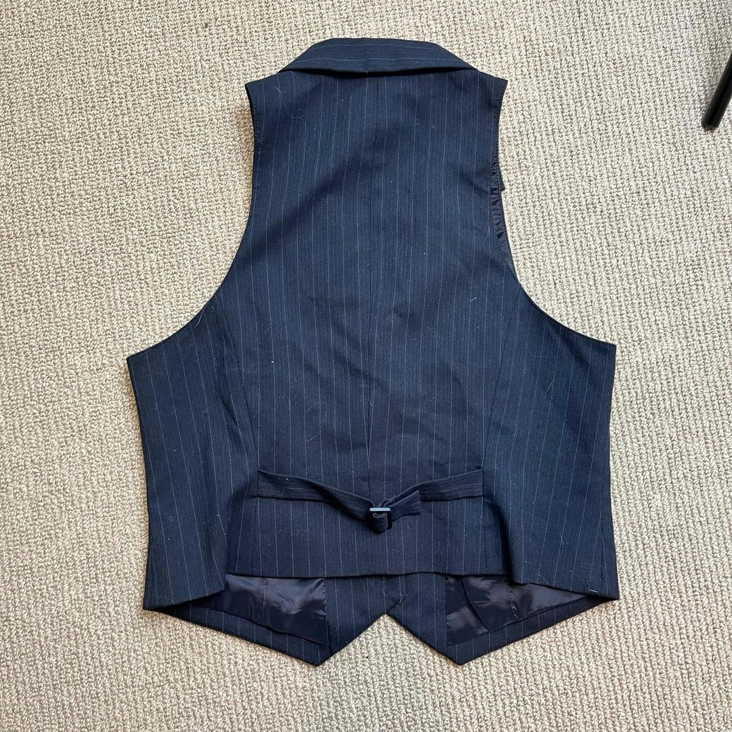 Halter Pinstripe Vest