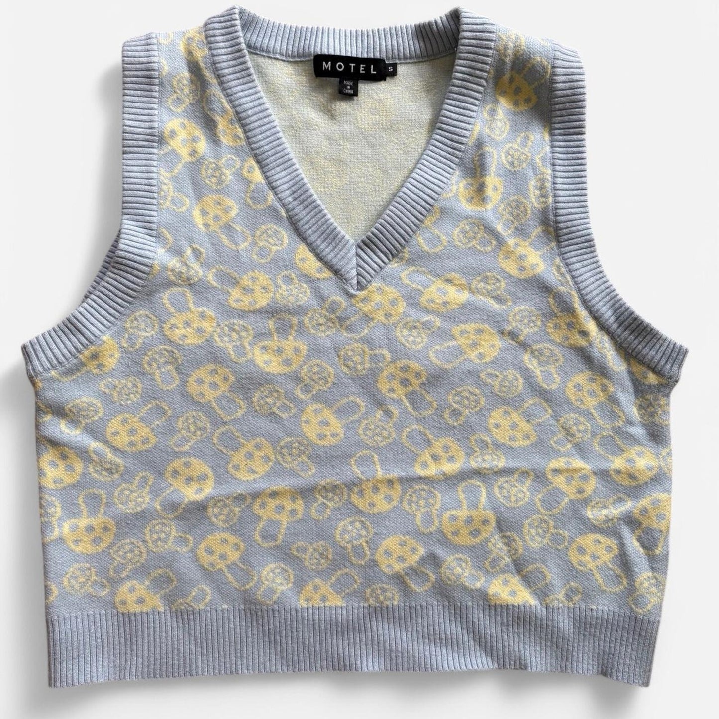 Mushroom Sweater Vest