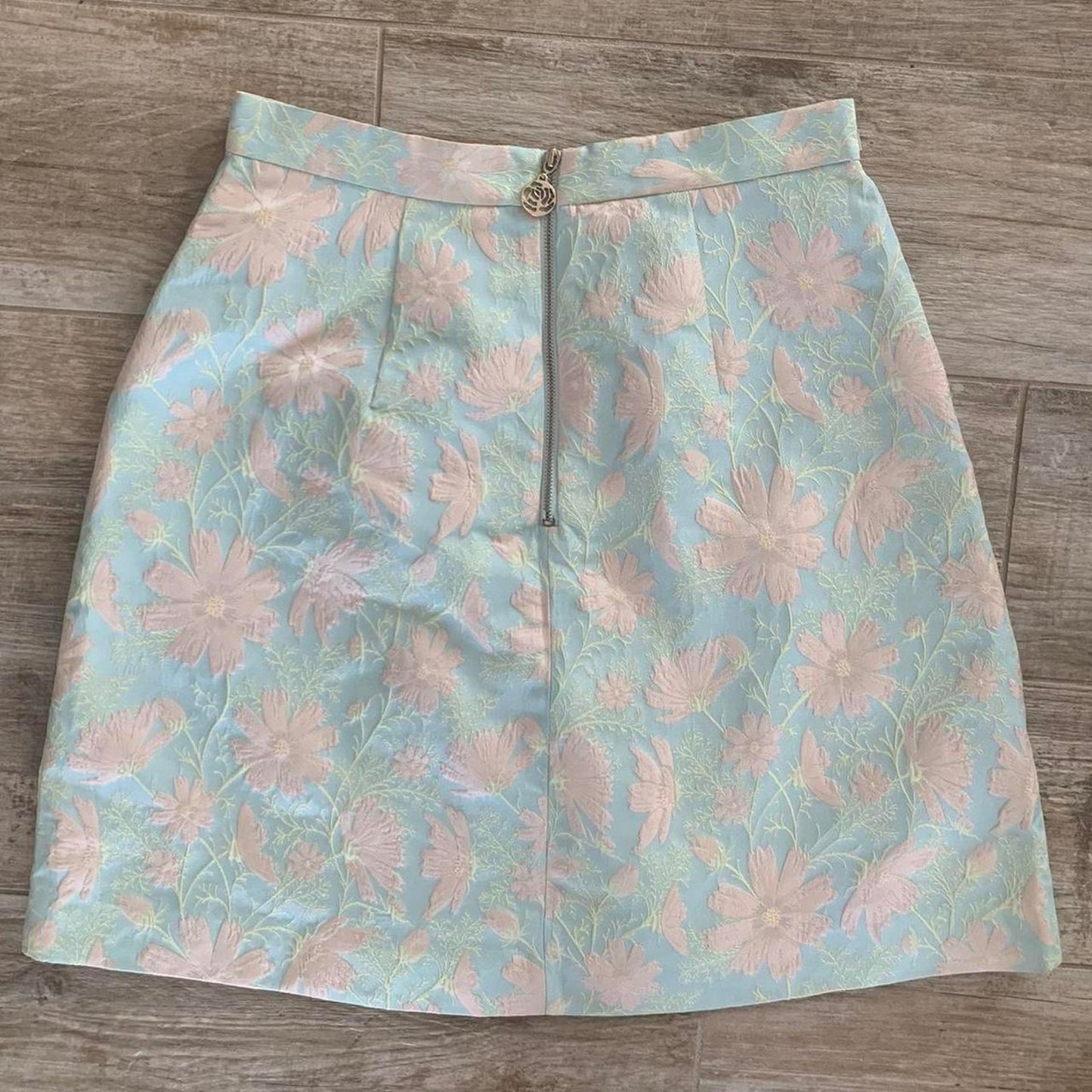 Jacquard Floral Skirt