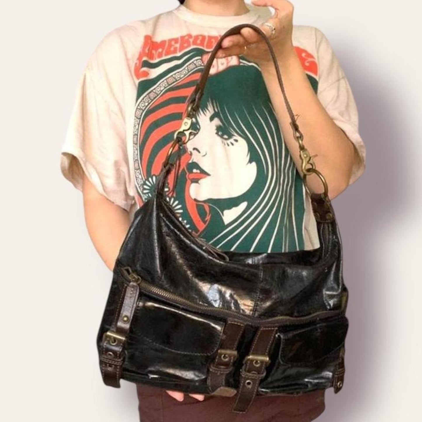 Shiny Shoulder Bag