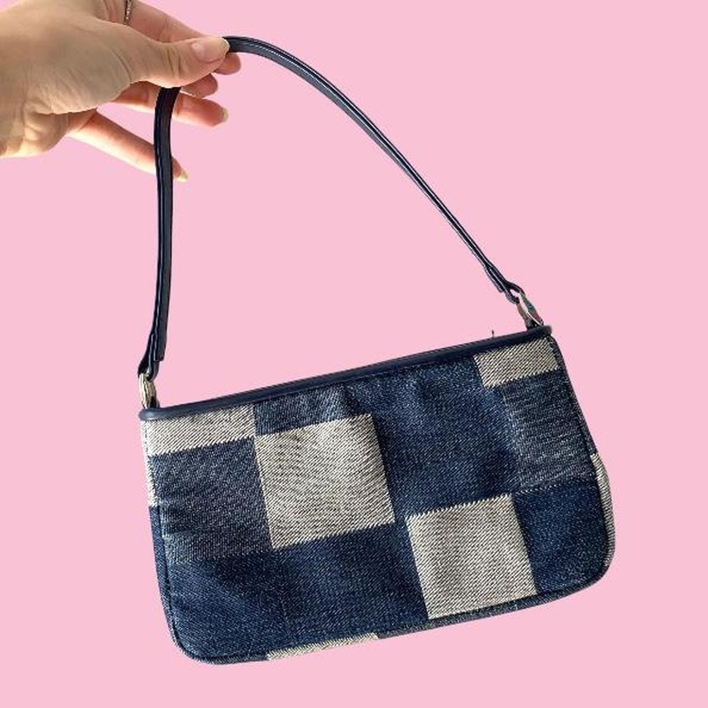 Denim Patchwork Mini Bag