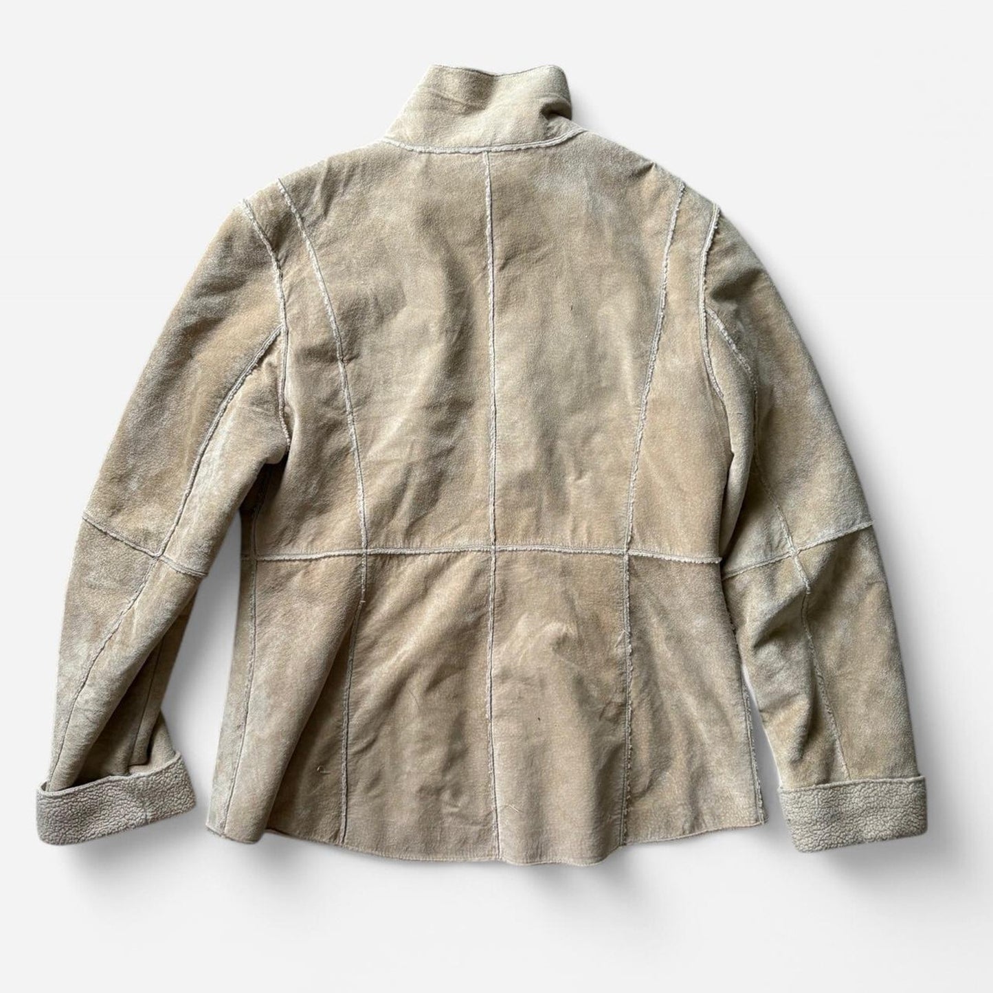 Cream Suede Jacket