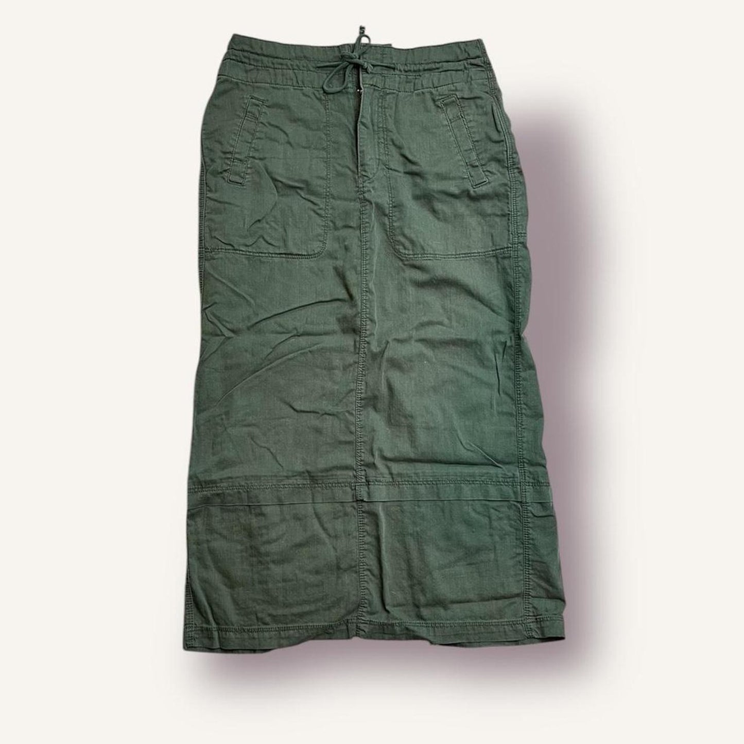 Green Cargo Skirt