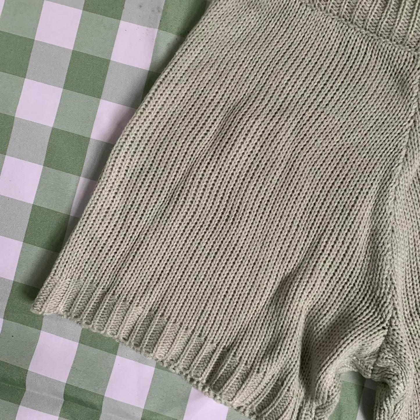 Green Knit Shorts