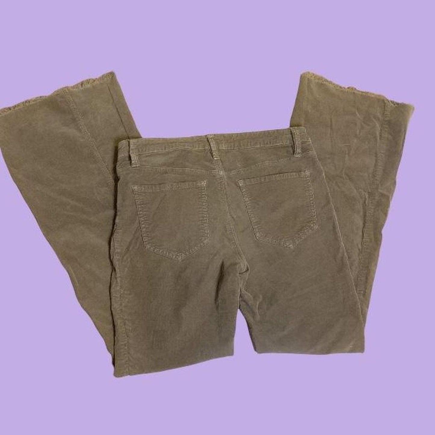 Brown Corduroy Flare Pants