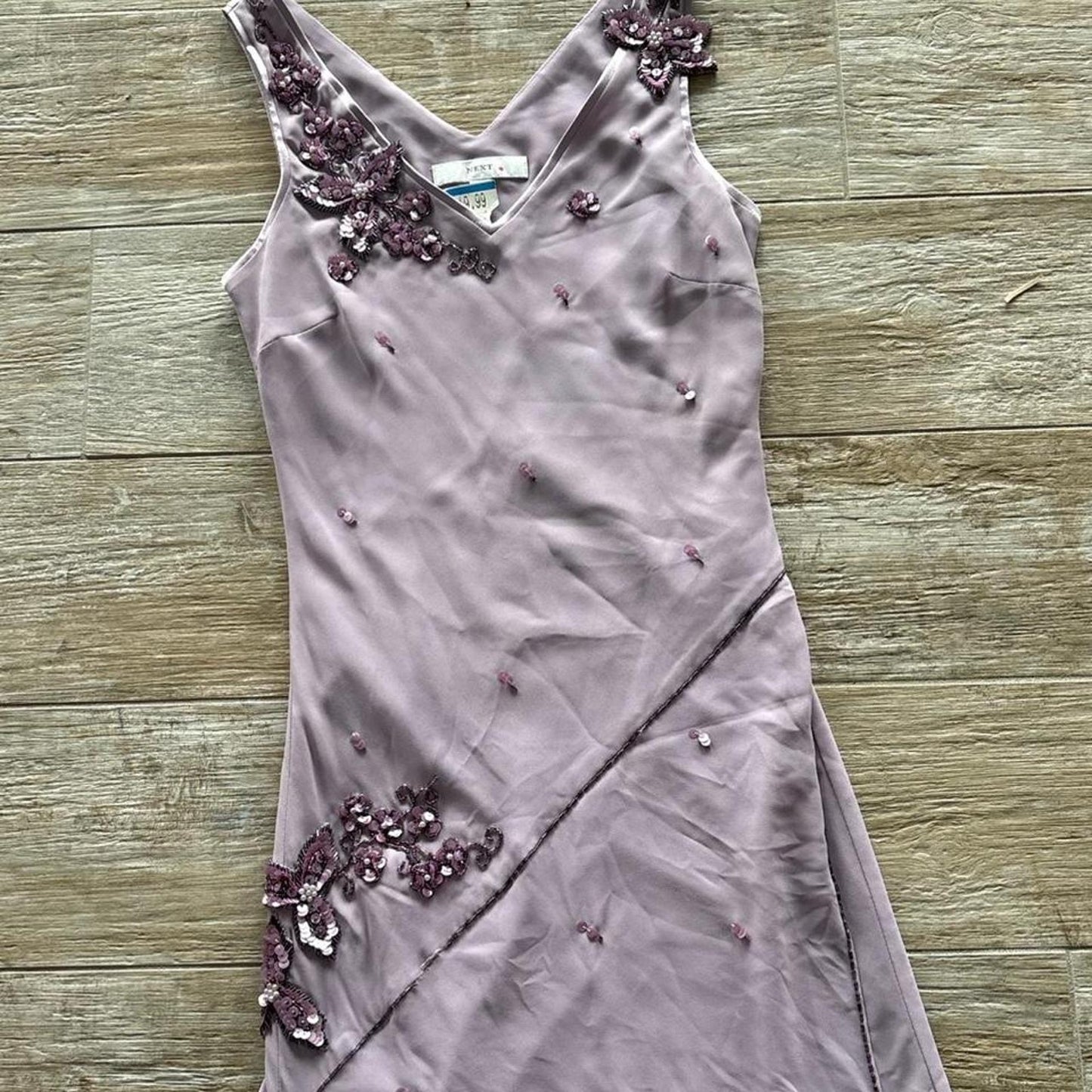 Purple Beaded Dress