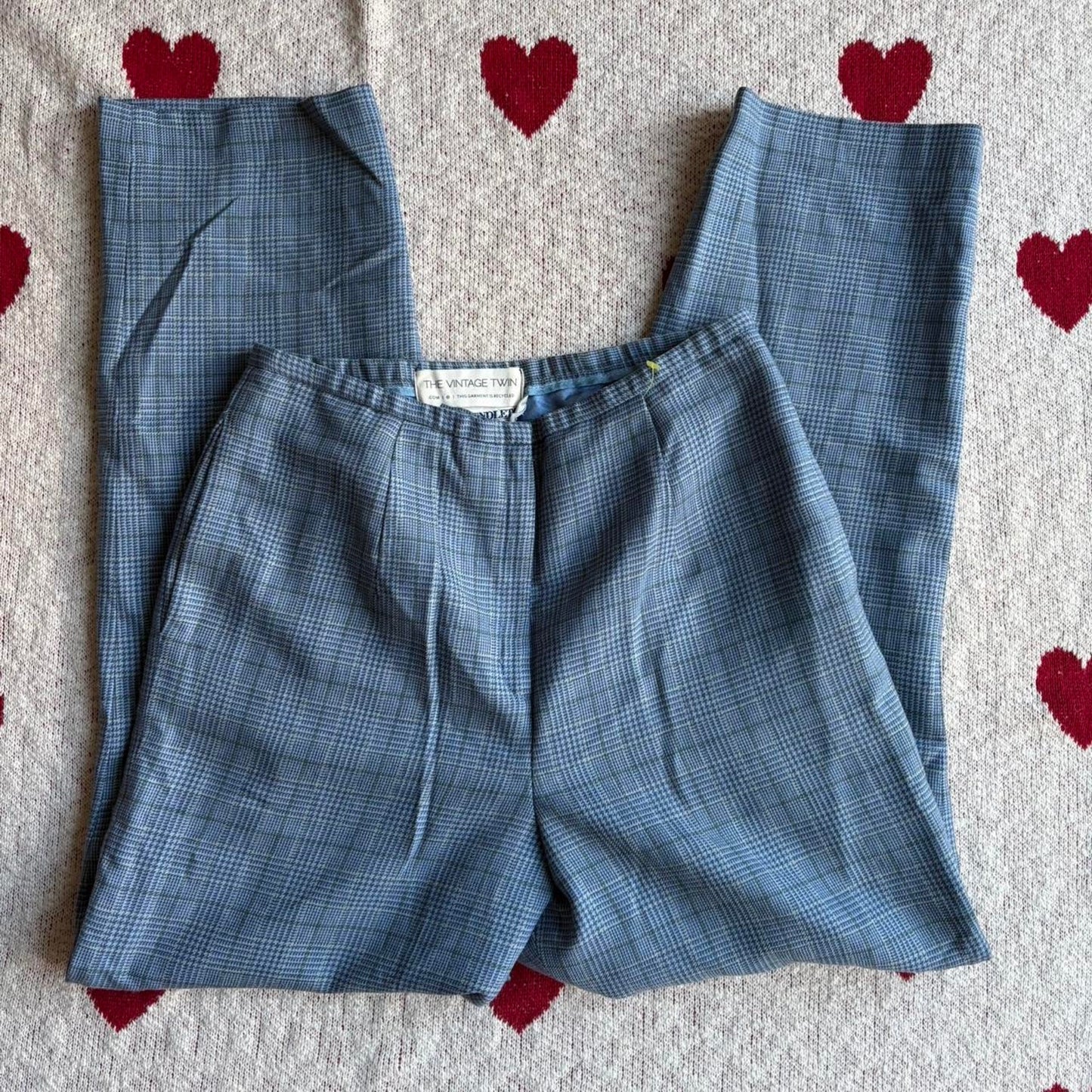Blue Plaid Pants