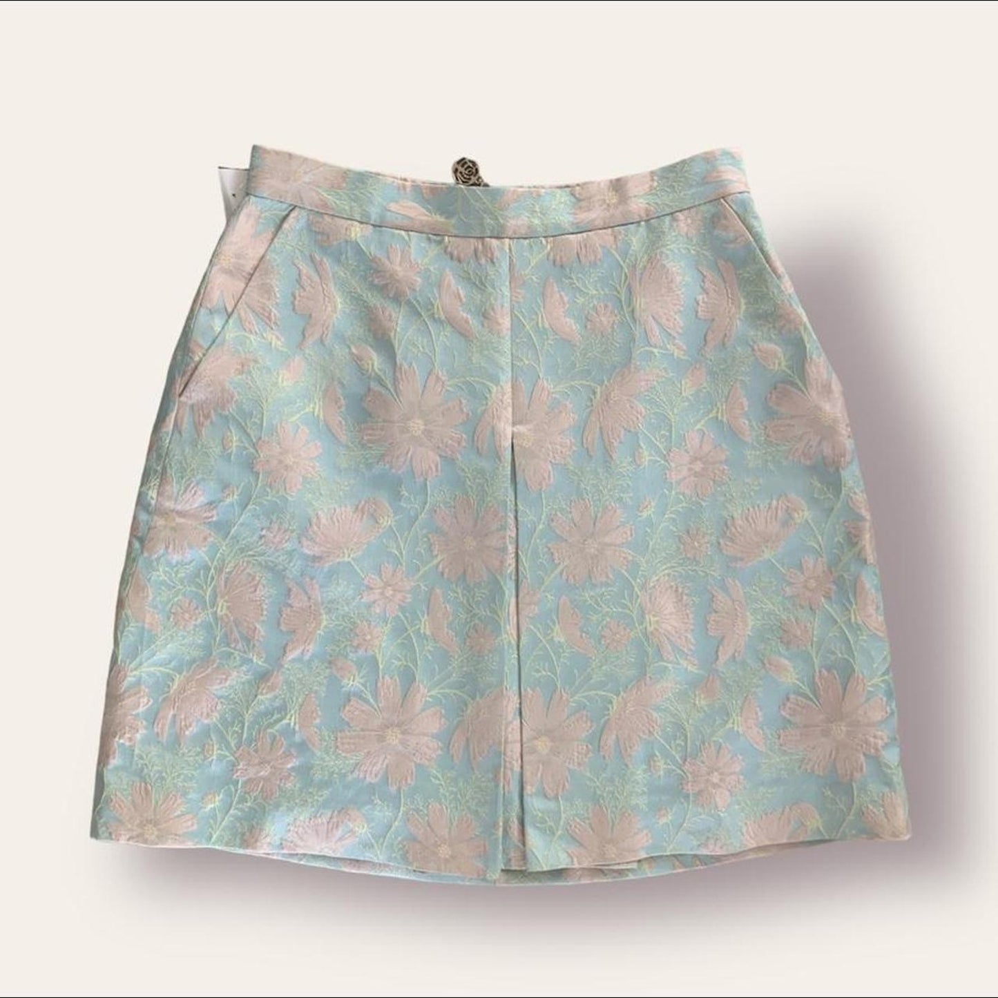 Jacquard Floral Skirt