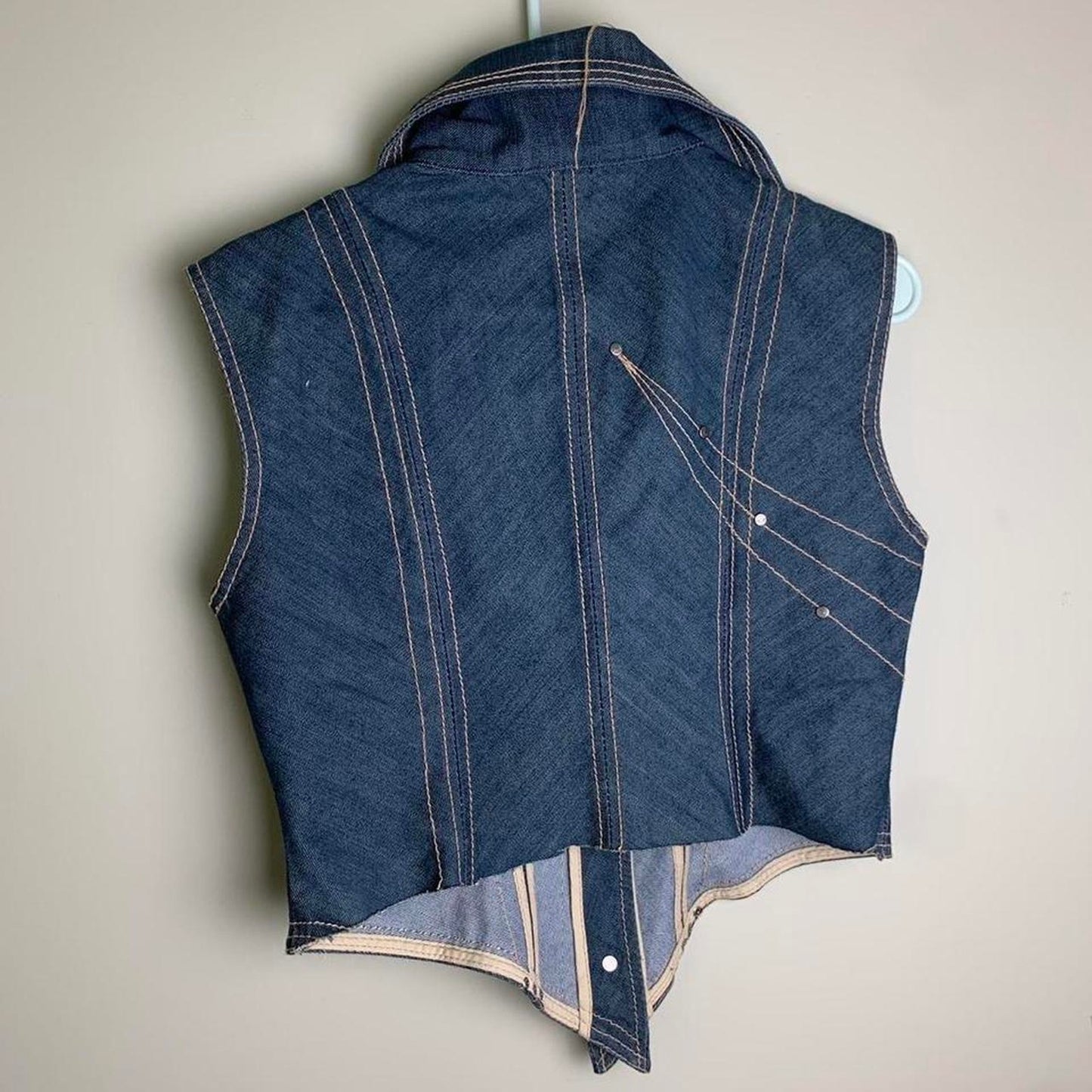 Denim Vest Top