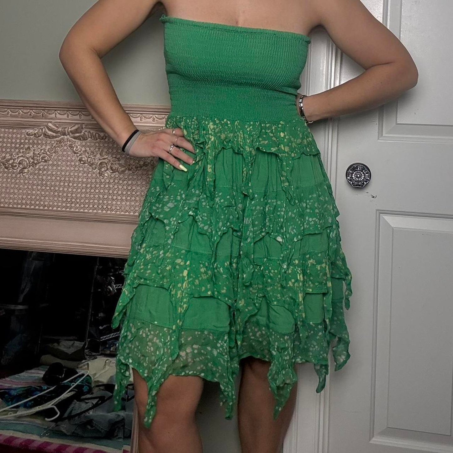 Green Tube Dress