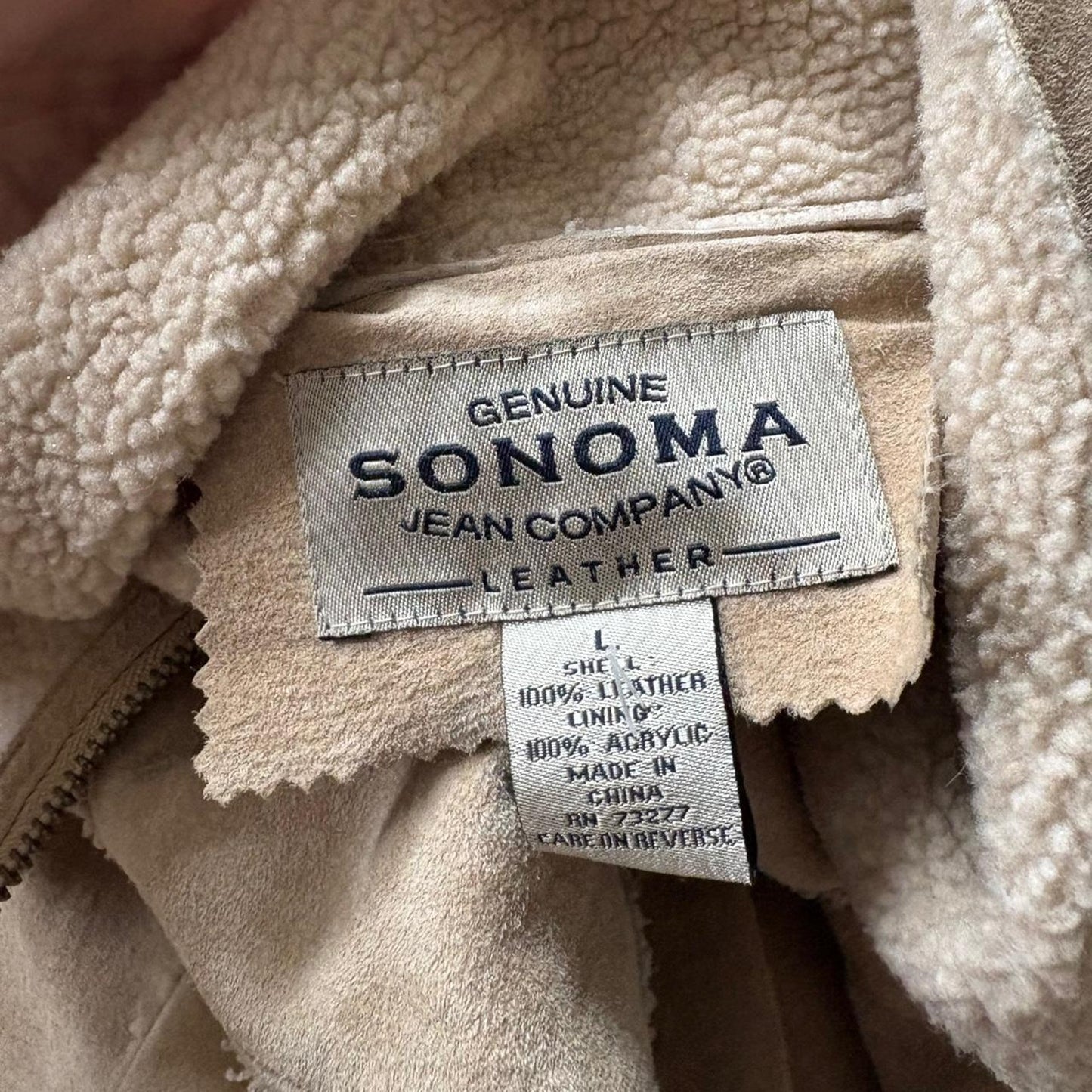 Cream Suede Jacket