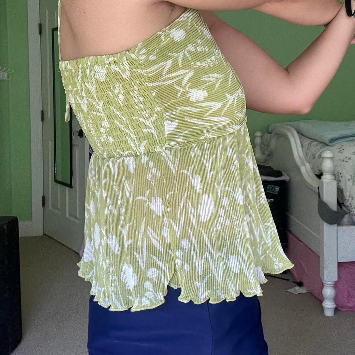 Green Halter Tank