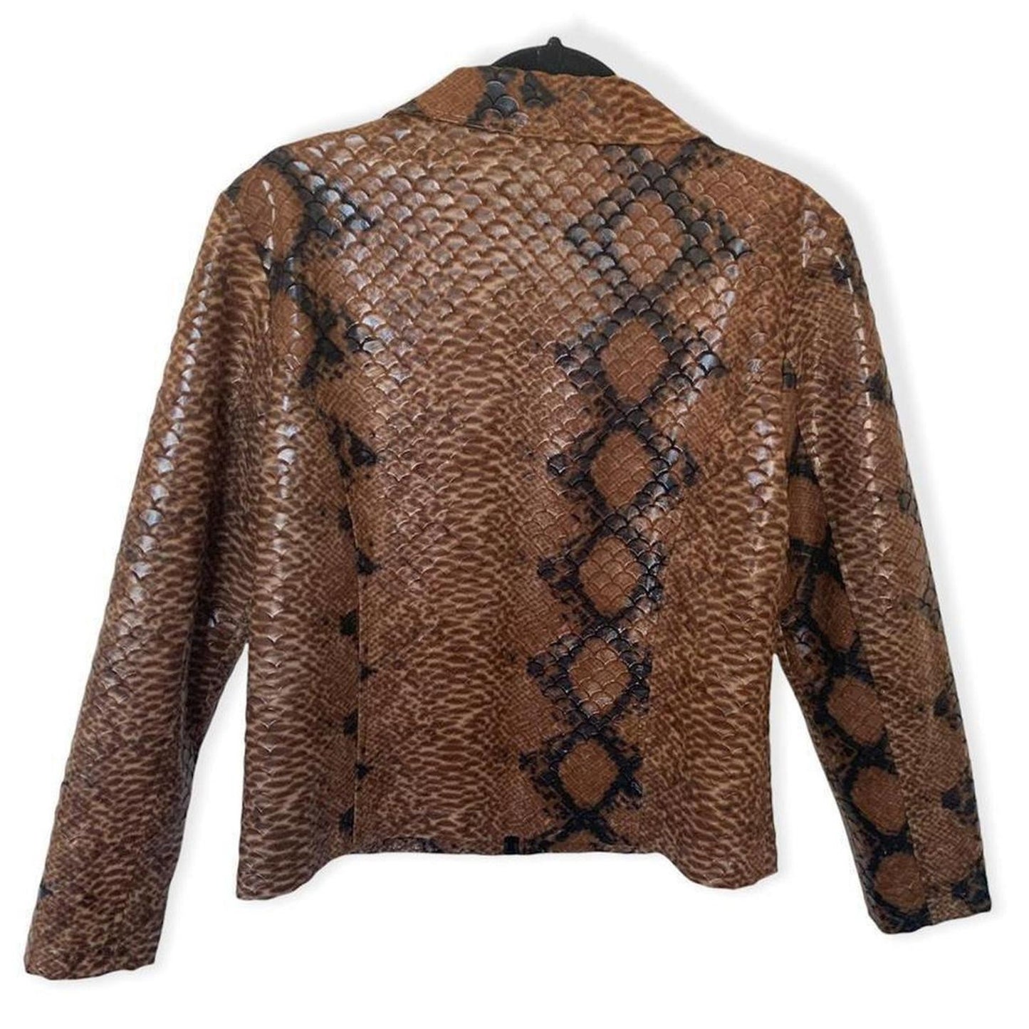 Snakeskin Print Blazer