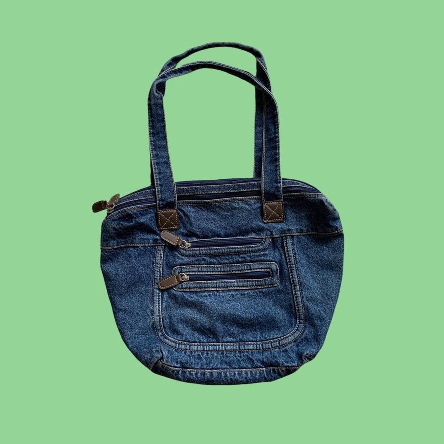 Denim Cargo Tote