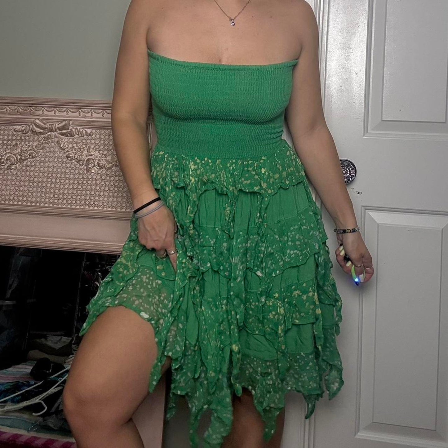 Green Tube Dress