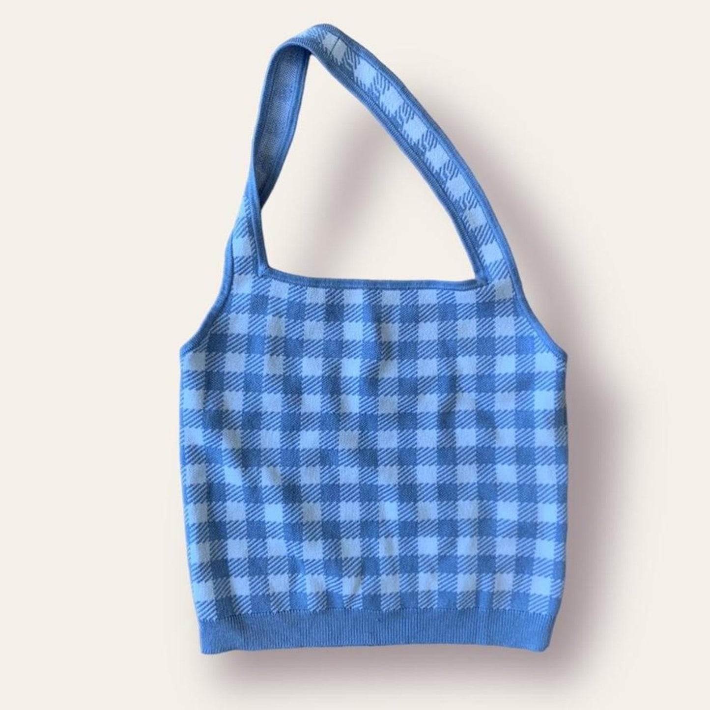 Gingham Halter Tank