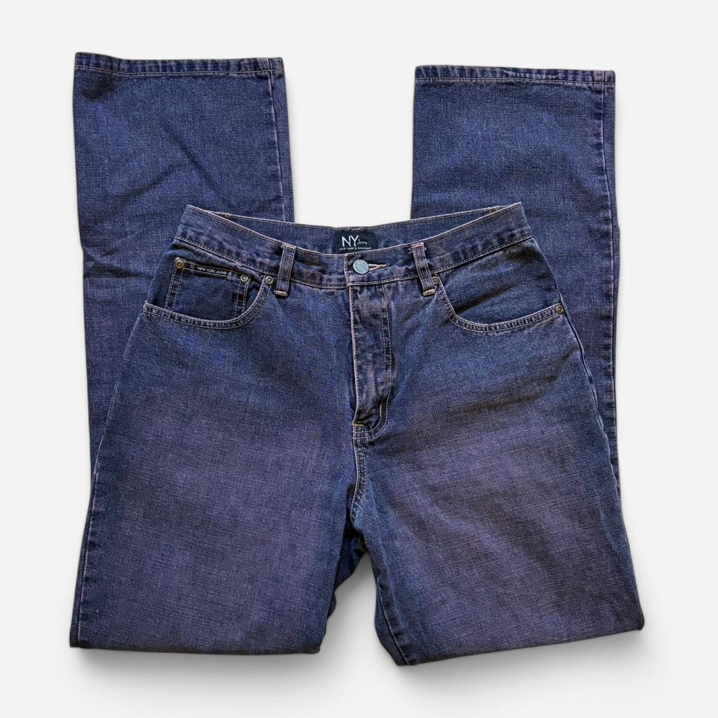 Purple High-Waisted Jeans