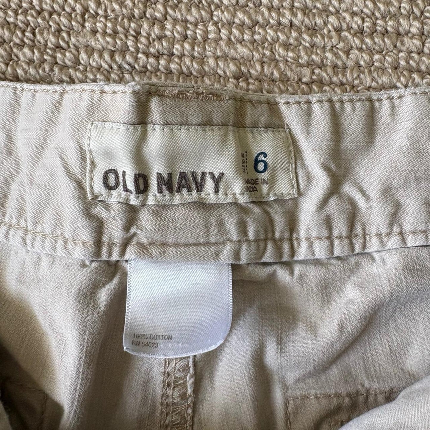 Beige Mini Shorts