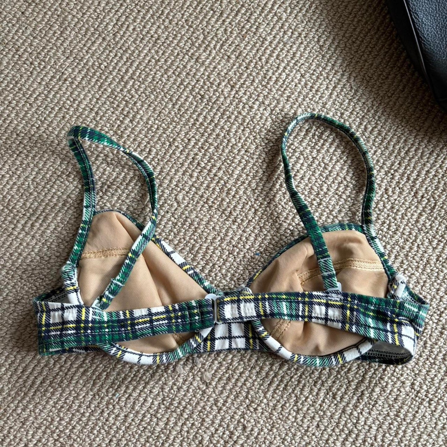 Plaid Swim Top