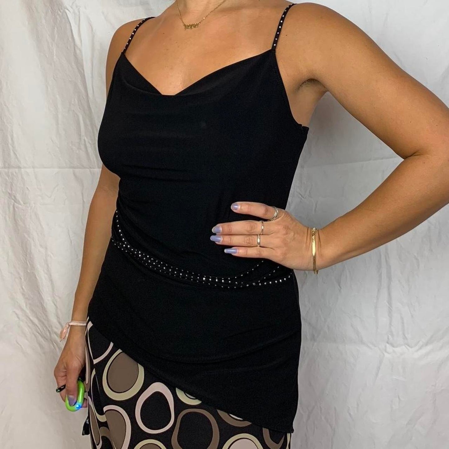Asymmetrical Black Tank